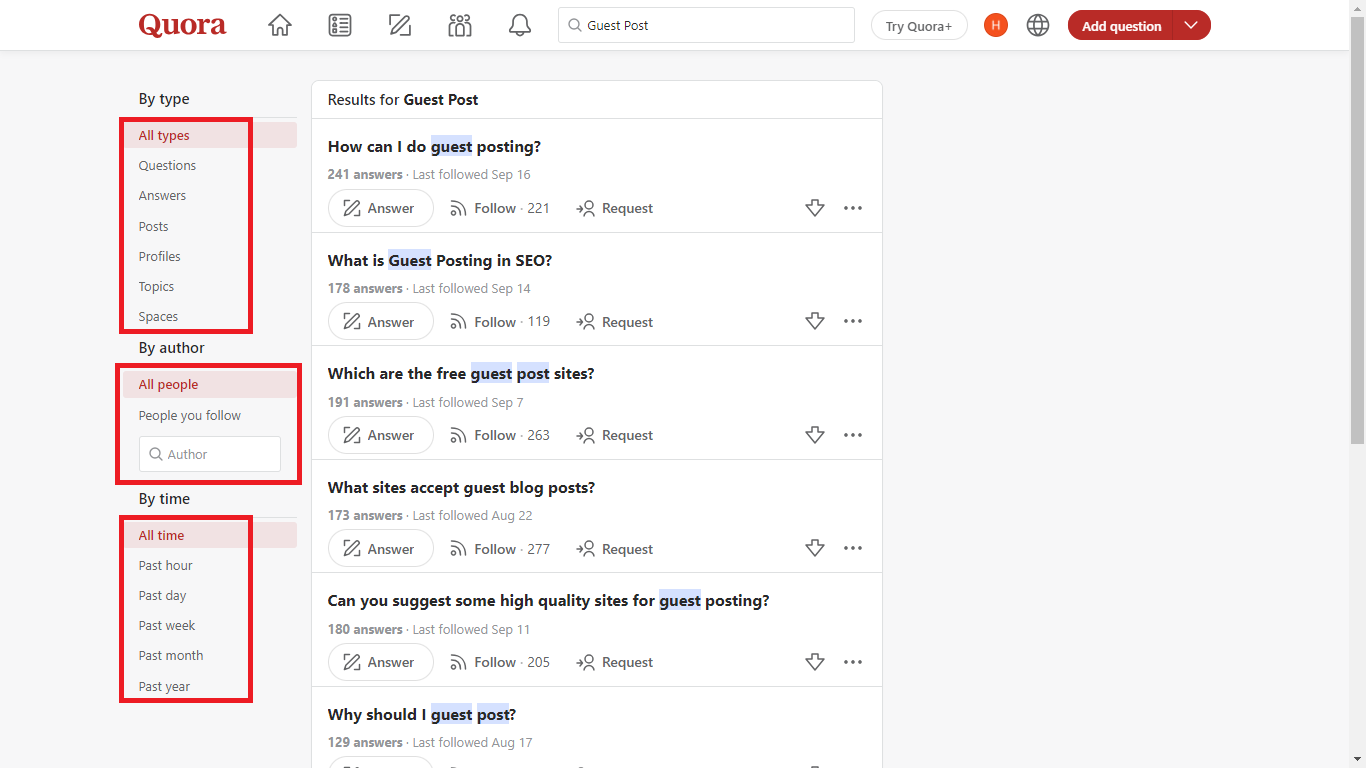 How to learn guest posting from Quora